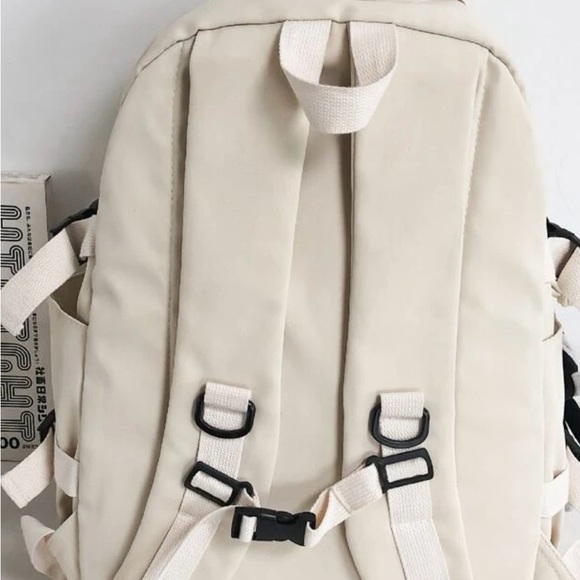 Cream Backpack backpack!! - Picture 3 of 3